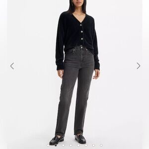Levi’s 70s Slim Straight High-Rise Straight Leg Women's Jeans — Black